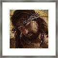 Crown Of Thorns Glass Mosaic Framed Print