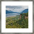 Crown Point In The Columbia Gorge Framed Print