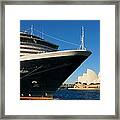 Cruise Into Sydney Framed Print