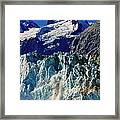 Crumbling Glacier Framed Print