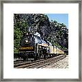 Chessie Steam Special At Harpers Ferry Framed Print