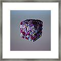 Cubic Floral Arrangement Framed Print