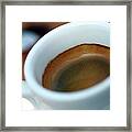 Cup Of Black Coffee Framed Print