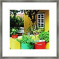 Curacao Garden Framed Print