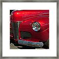 Custom Red Framed Print