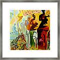 Dali Oil Painting Reproduction - The Hallucinogenic Toreador Framed Print