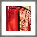 Dallas Special Front Entrance Framed Print