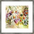 Dance Of The Daisies Framed Print