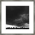 Dark Dramatic Clouds Framed Print