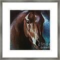 Dark Horse Framed Print