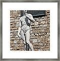 David By Michelangelo Framed Print