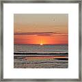 Dawn's Orange Hues Framed Print