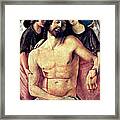 Dead Christ Supported By Angels 1485 Giovanni Bellini Framed Print