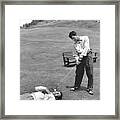 Dean Martin And Jerry Lewis Golf Framed Print
