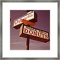 Deangelis Donuts Framed Print