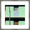 Deco Lines Framed Print