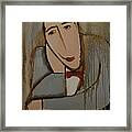 Deco Pee-wee Herman Art Print Framed Print