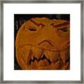 Demented Mister Ullman Pumpkin 3 Framed Print