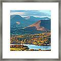 Derwent Water And Newlands Valley, Lake Framed Print