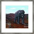 Desert Elephant Framed Print