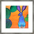 Desert Jackrabbit Framed Print