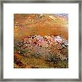 Desert Mountains Framed Print