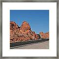 Desert Rock Formations Framed Print