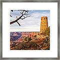 Desert View Watchtower Framed Print