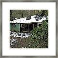 Deserted Cabin Elkmont - Rhododendrum And Ruins Framed Print