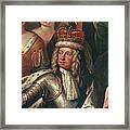 Detail Of George I From The Painted Hall, Greenwich Framed Print