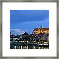 Deutschland, Regensburg, Stadtansicht Framed Print