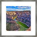 Devil's Canyon Overlook Framed Print
