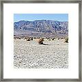 Devils Cornfield, Death Valley Framed Print