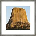 Devils Tower National Monument Wyoming Framed Print