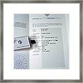 Diamond Grading Certificate Framed Print