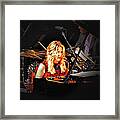 Diana Krall In Concert Framed Print