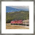 Diesel Electric Engines 227 And 459 Rio Grande Scenic Rail Road Framed Print