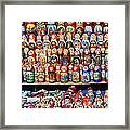 Display Of The Russian Nesting Dolls Framed Print
