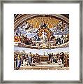 Disputation Of The Eucharist Framed Print