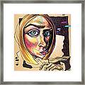 Distorted Beauty Framed Print
