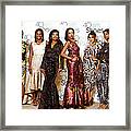 Divas Of The Runway Framed Print