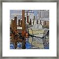 Docked Framed Print