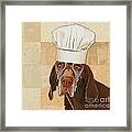 Dog Personalities 56 Chef Framed Print