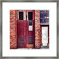 Dogpatch Doors Framed Print