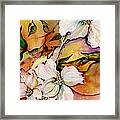 Dogwood In Spring Colors Framed Print