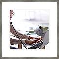 Doing It All At Once Framed Print