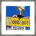 Donahoos Golden Chicken Framed Print