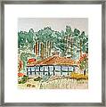 Dorrs Pondhouse Framed Print