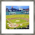 Double Play In Fenway Framed Print