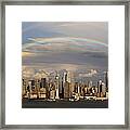 Double Rainbow Over Nyc Framed Print